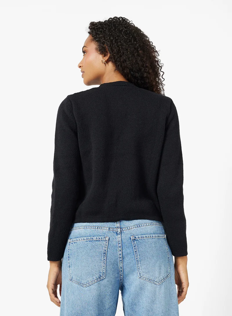 جينجر Classic Fine Knit Cardigan
