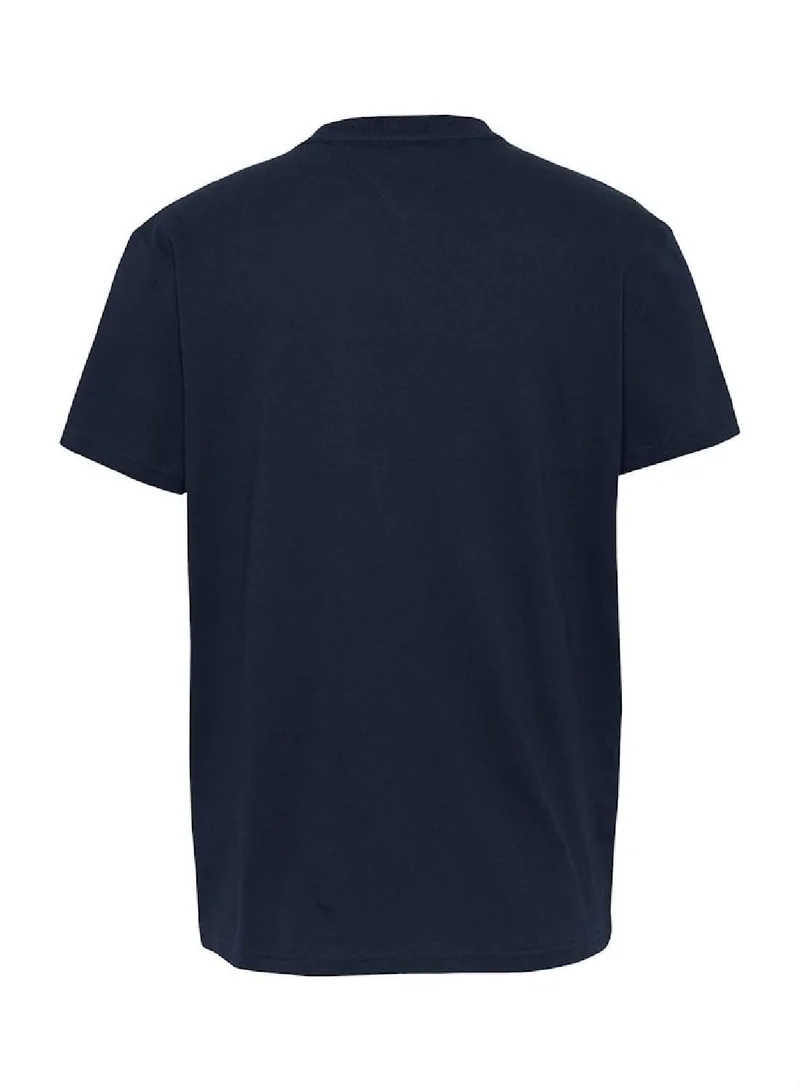 TOMMY JEANS Dark Night Navy Graffiti Signature Logo T-Shirt for Men | Best Price UAE