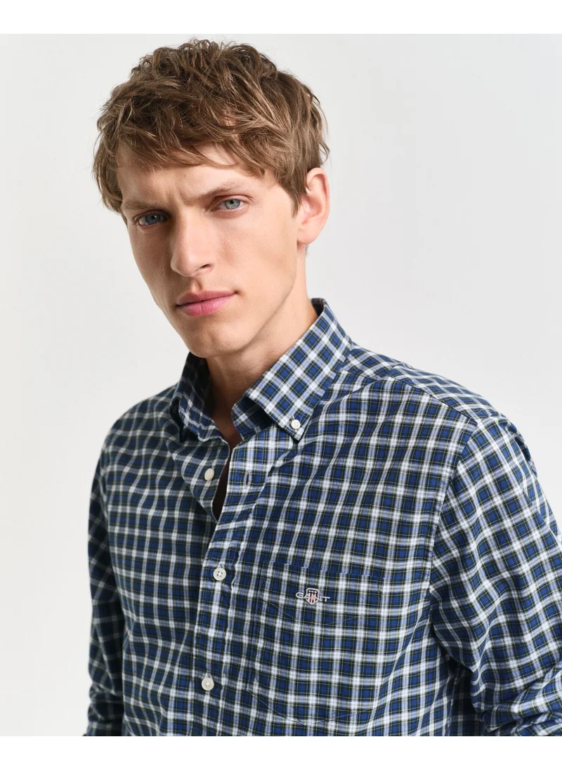 GANT Gant Regular Classic Poplin Tartan Shirt