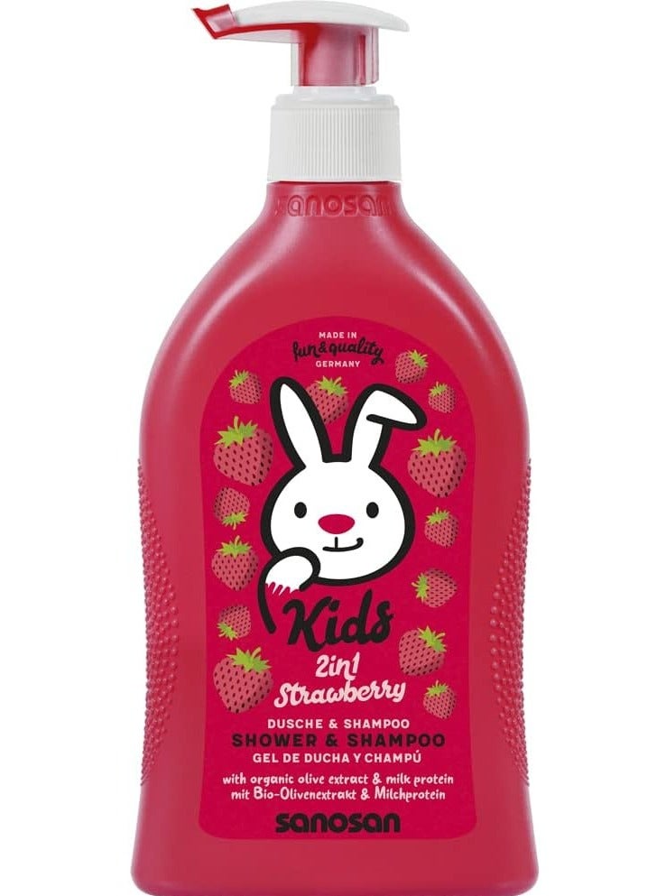 شامبو وشاور للأطفال بالفراولة 400 مل