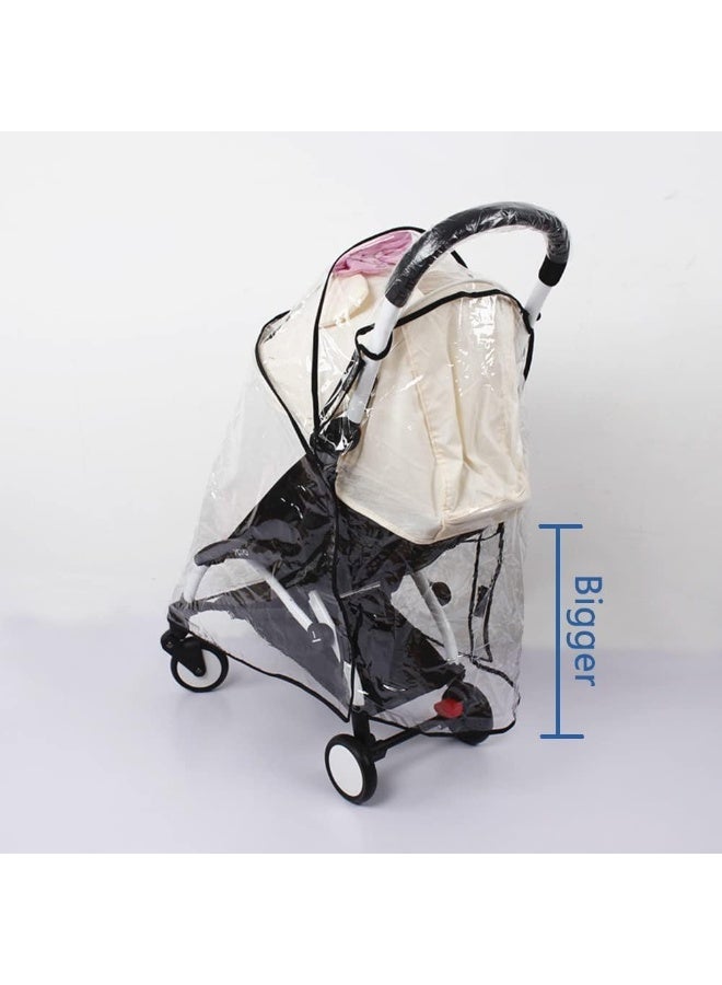 Stroller Rain Cover for Babyzen YOYO, Extend Pram Wind Cover Baby Stroller Accessories for Babyzen YOYO, Windproof and Waterproof Pushchair Raincoat - Image 2