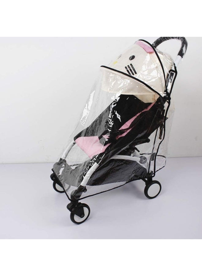 Stroller Rain Cover for Babyzen YOYO, Extend Pram Wind Cover Baby Stroller Accessories for Babyzen YOYO, Windproof and Waterproof Pushchair Raincoat - Image 3