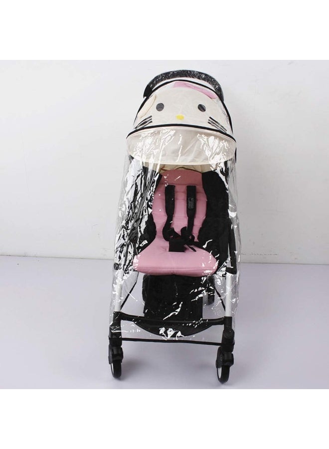 Stroller Rain Cover for Babyzen YOYO, Extend Pram Wind Cover Baby Stroller Accessories for Babyzen YOYO, Windproof and Waterproof Pushchair Raincoat - Image 5