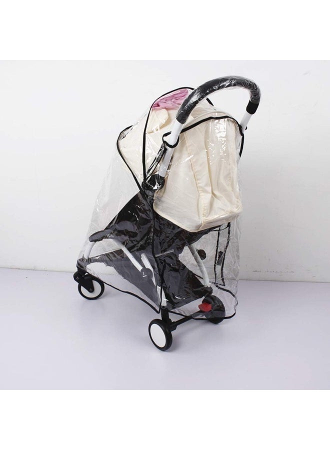 Stroller Rain Cover for Babyzen YOYO, Extend Pram Wind Cover Baby Stroller Accessories for Babyzen YOYO, Windproof and Waterproof Pushchair Raincoat - Image 4