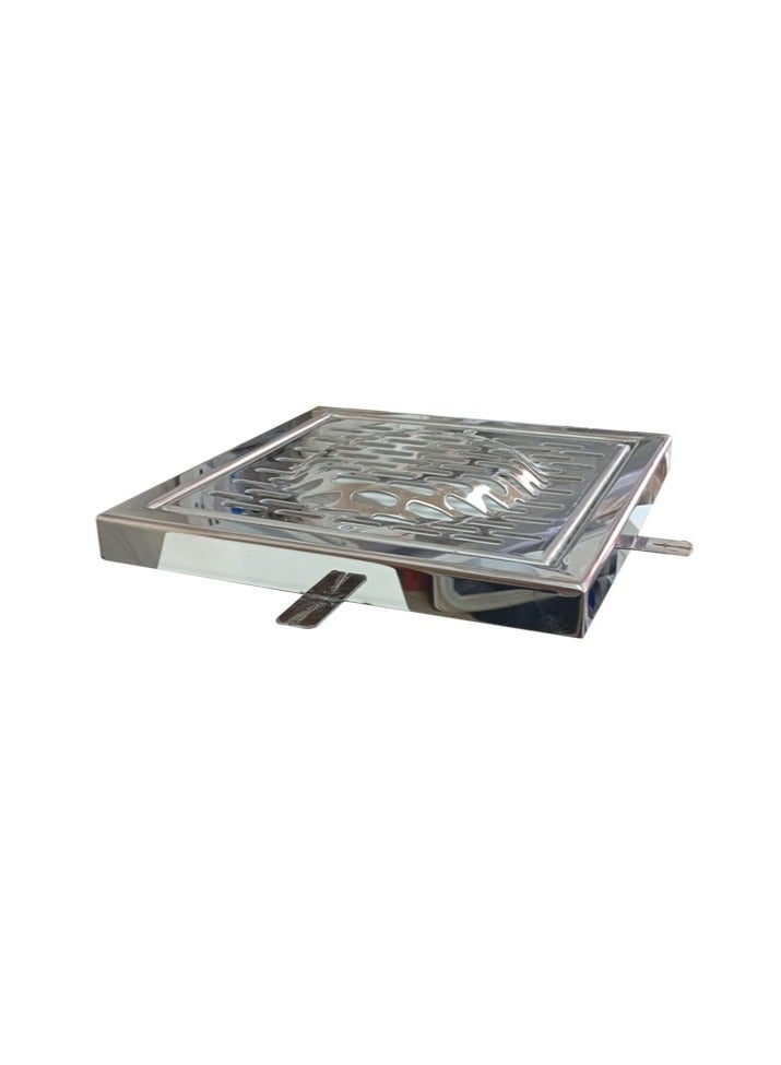 POOL MART Frame and Safety Grill (Anti-Vortex Drain Grill) 250mm x 250mm 316SS - Image 2