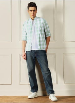Dennis Lingo Men’s Relaxed Fit Mid Blue Jeans – Casual and Comfortable  - Image 1