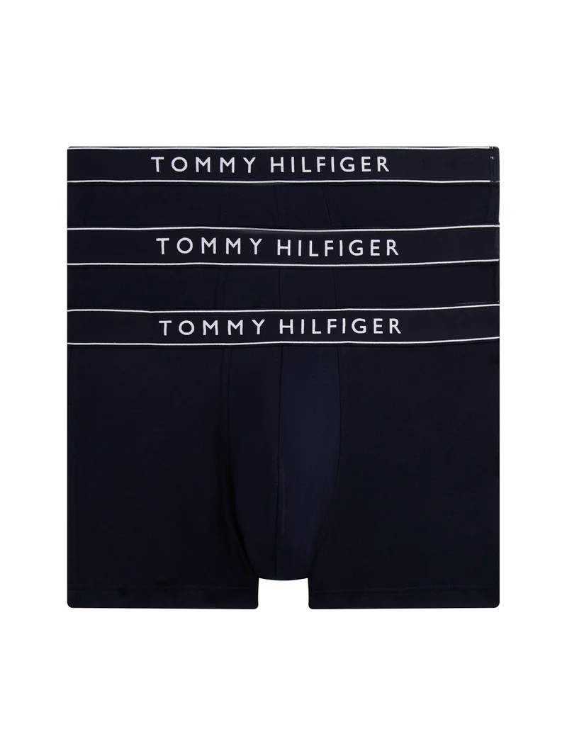 TOMMY HILFIGER 3 Pack Trunks - Cotton Stretch