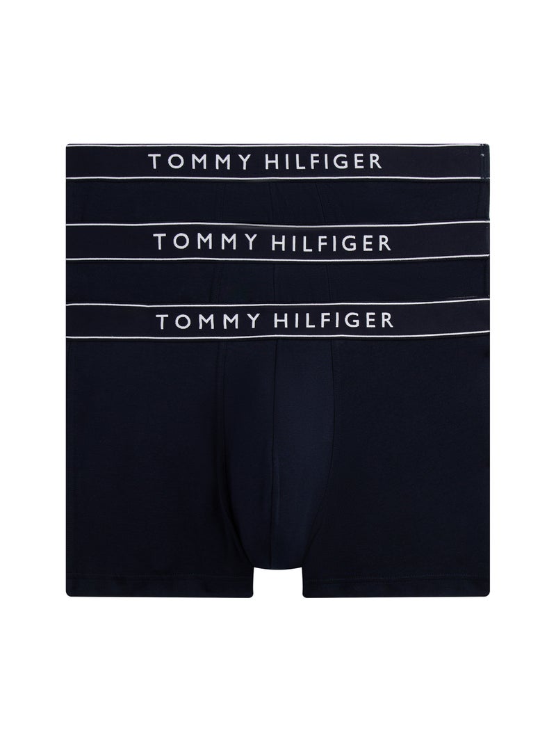 تومي هيلفيغر طقم 3 سراويل داخلية من مجموعة كوتون ستريتش - Image 1