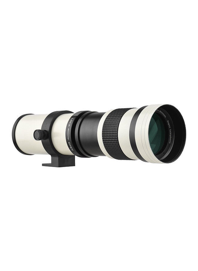 Generic Camera MF Super Telephoto Zoom Lens F/8.3-16 420-800mm T Mount with Universal 1/4 Thread Replacement for Canon Nikon Sony Fujifilm Olympus Cameras  - Image 1