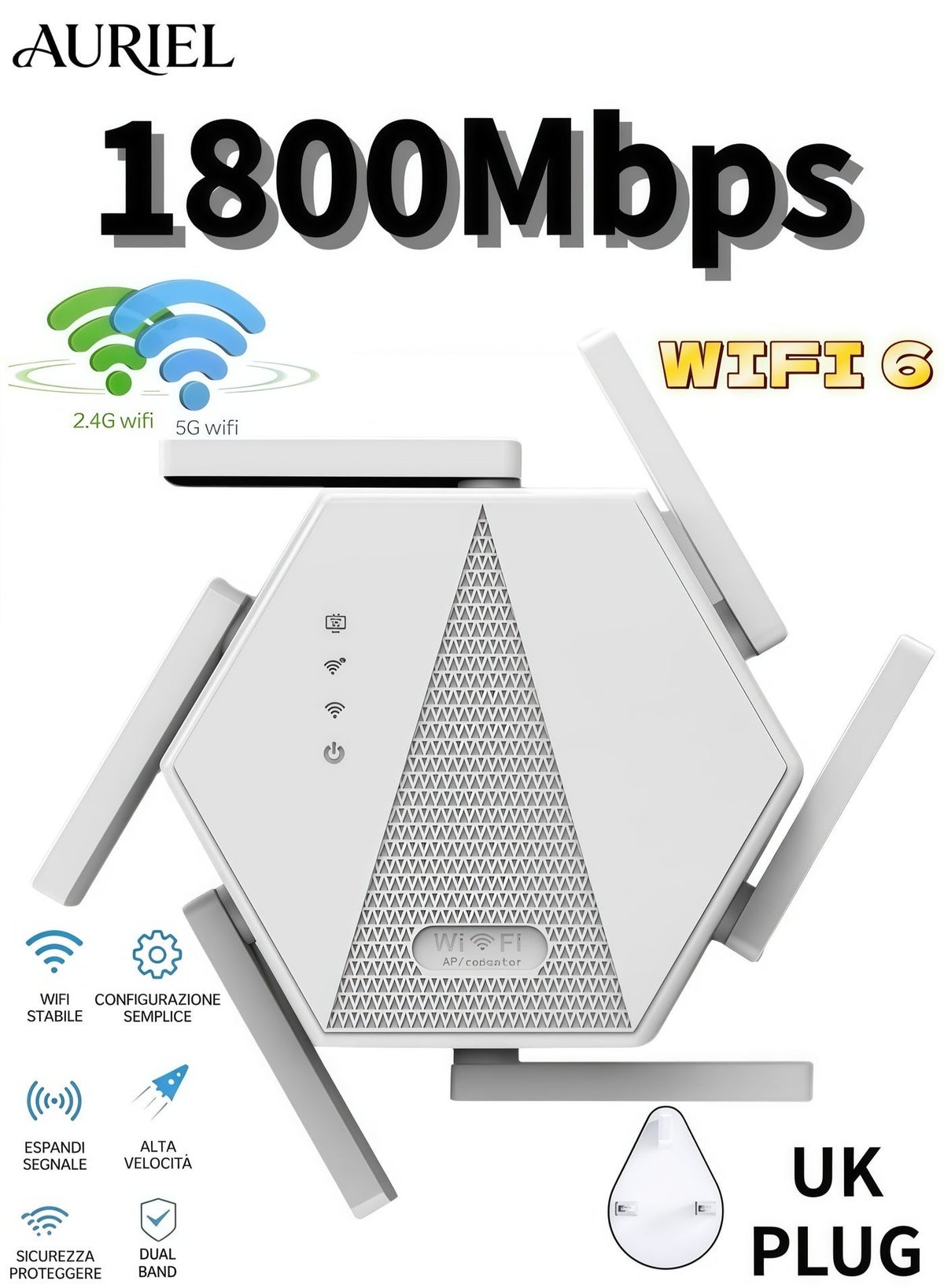 auriel Auriel 1800mbps Wireless 169 g Z1A945D24B6E09D912667Z