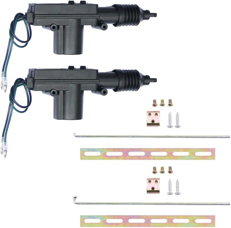 E Support Universal Car Heavy Duty High Power Door Lock Actuator 2 Wire 12V Pack of 2 - Image 1
