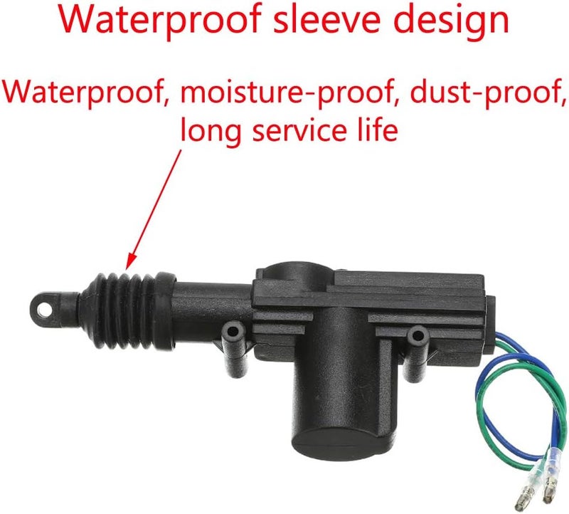 E Support Universal Car Heavy Duty High Power Door Lock Actuator 2 Wire 12V Pack of 2 - Image 5