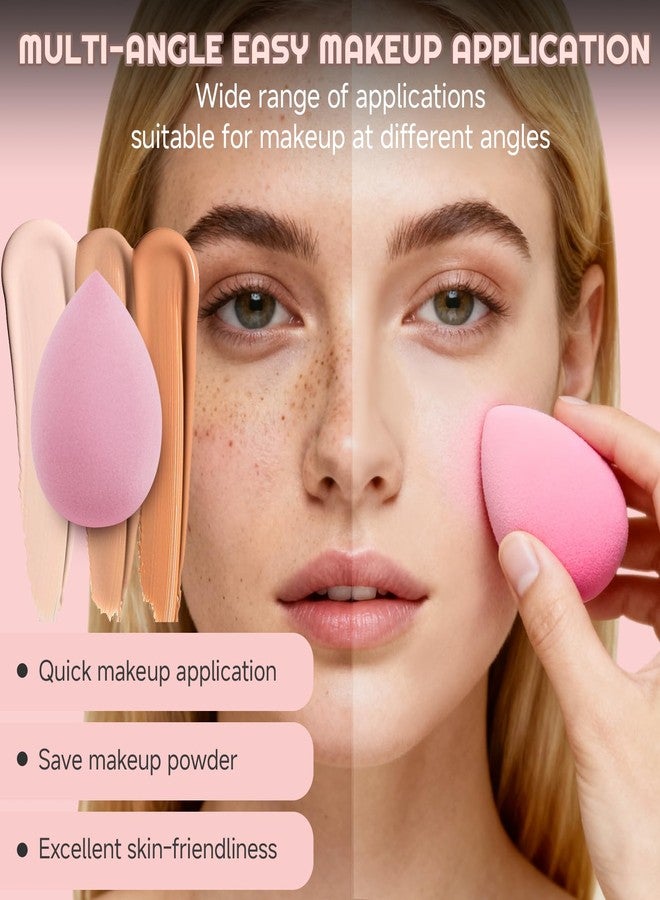 CLRDZN 70Pcs Makeup Brushes Set, Pink Professional Makeup Brush Set Multi-functional Makeup Brush Kit, Eye and Face Makeup Brushes & Tools, Premium Synthetic Facial Makeup Accessories - Image 5