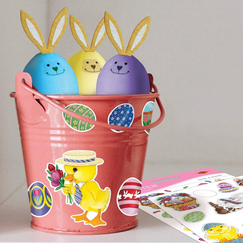 Beistle Bunny, Basket & Egg Stickers - Image 5