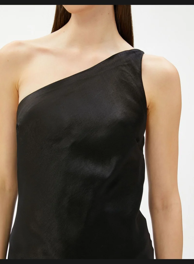 KOTON One Shoulder Maxi Mermaid Party Dress