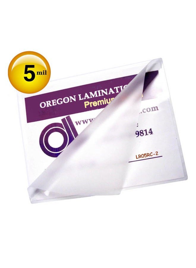 Oregon Lamination Premium Qty 200 Letter Laminating Pouches 5 Mil 9 x 11-1/2 Hot - Image 2