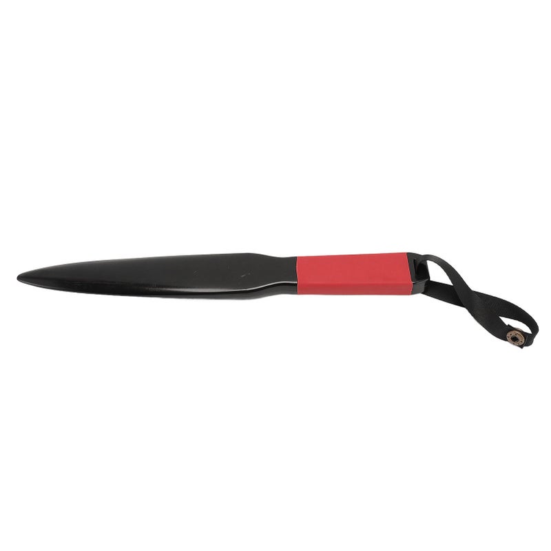 Dog Break Stick Nylon Rubber Versatile Stress Relief Easy to Use Dog Bite Training Stick Chew Toy with Black Lanyard for Backyard Garden Red Handle - Image 2