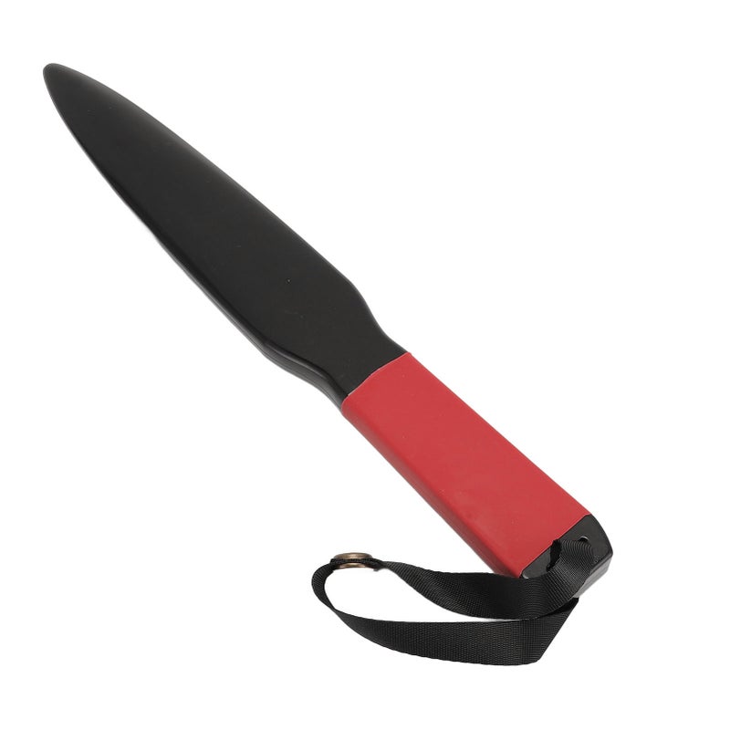 Dog Break Stick Nylon Rubber Versatile Stress Relief Easy to Use Dog Bite Training Stick Chew Toy with Black Lanyard for Backyard Garden Red Handle - Image 3