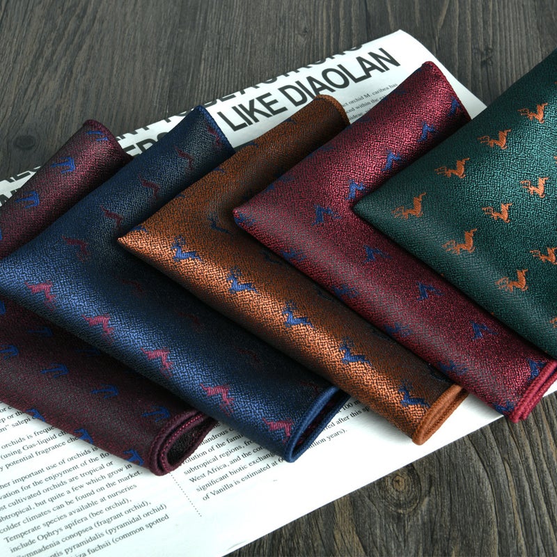 New Men'S Wedding Polyester Square Towel Suit Handkerchief Pocket Towel Suit Square Towel Multicolor Chest Towel Factory - Image 2