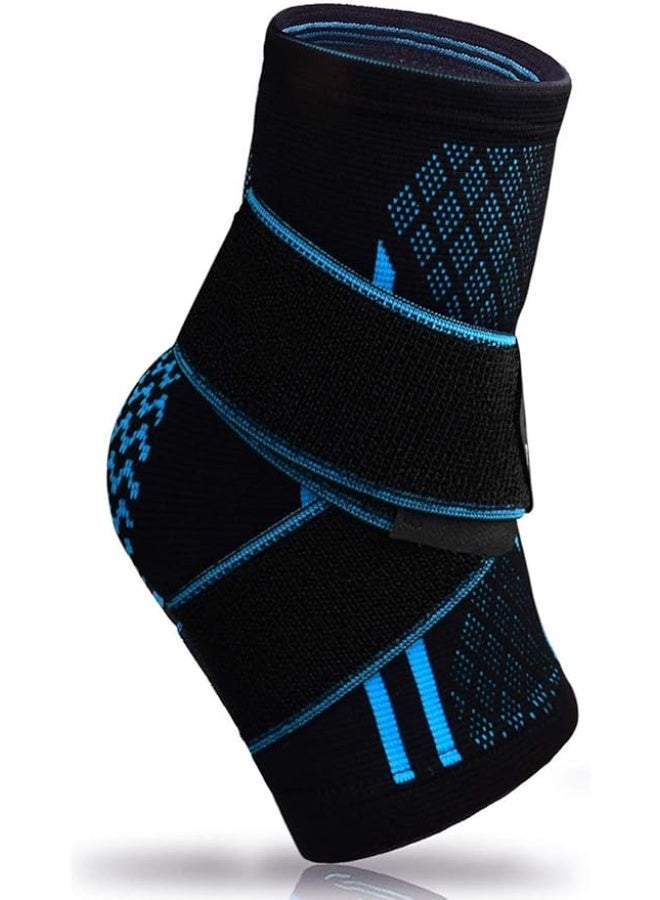 Adjustable Ankle Support Brace - Elastic & Breathable Wrap with Arch Support - Durable Relief for Swelling, Sprains & Joint Pain - Image 1