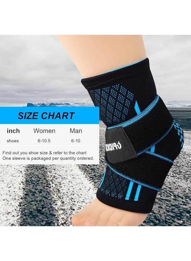 Adjustable Ankle Support Brace - Elastic & Breathable Wrap with Arch Support - Durable Relief for Swelling, Sprains & Joint Pain - Image 5