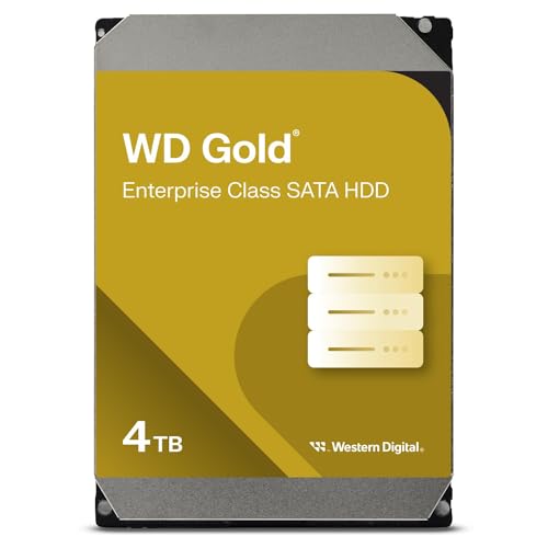 Western Digital 4TB WD Gold Enterprise Class Internal Hard Drive - 7200 RPM Class, SATA 6 Gb/s, 256 MB Cache, 3.5" - WD4004FRYZ - Image 1