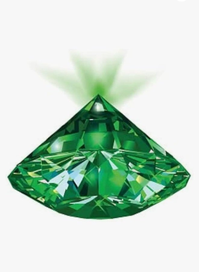 GEMS RIVER Attractive Zircon Stone 9.25 Ratti 8.82 Carat Original Certified Green Stone Green Pathar Zarkun|Jarkan Marara Diamond Good Shape For Surprise Gift Purpose - Image 3