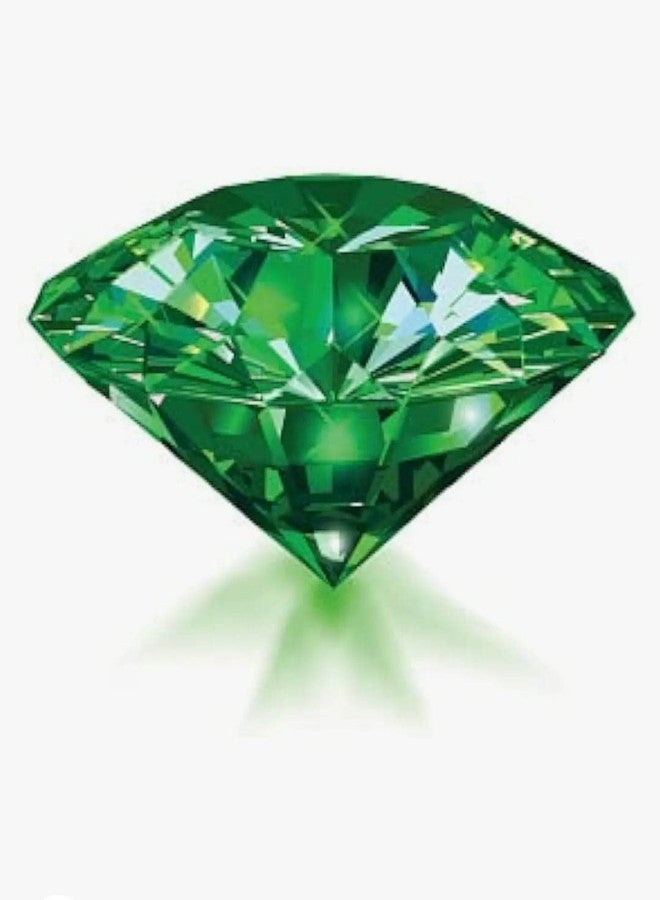 GEMS RIVER Attractive Zircon Stone 9.25 Ratti 8.82 Carat Original Certified Green Stone Green Pathar Zarkun|Jarkan Marara Diamond Good Shape For Surprise Gift Purpose - Image 2