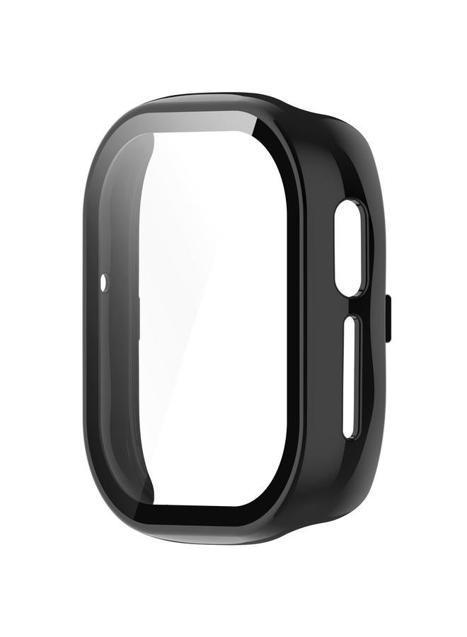 erorex For Honor Watch 4 Pc + 9H Tempered Glass Integrated Watch Case(Black) - Image 1