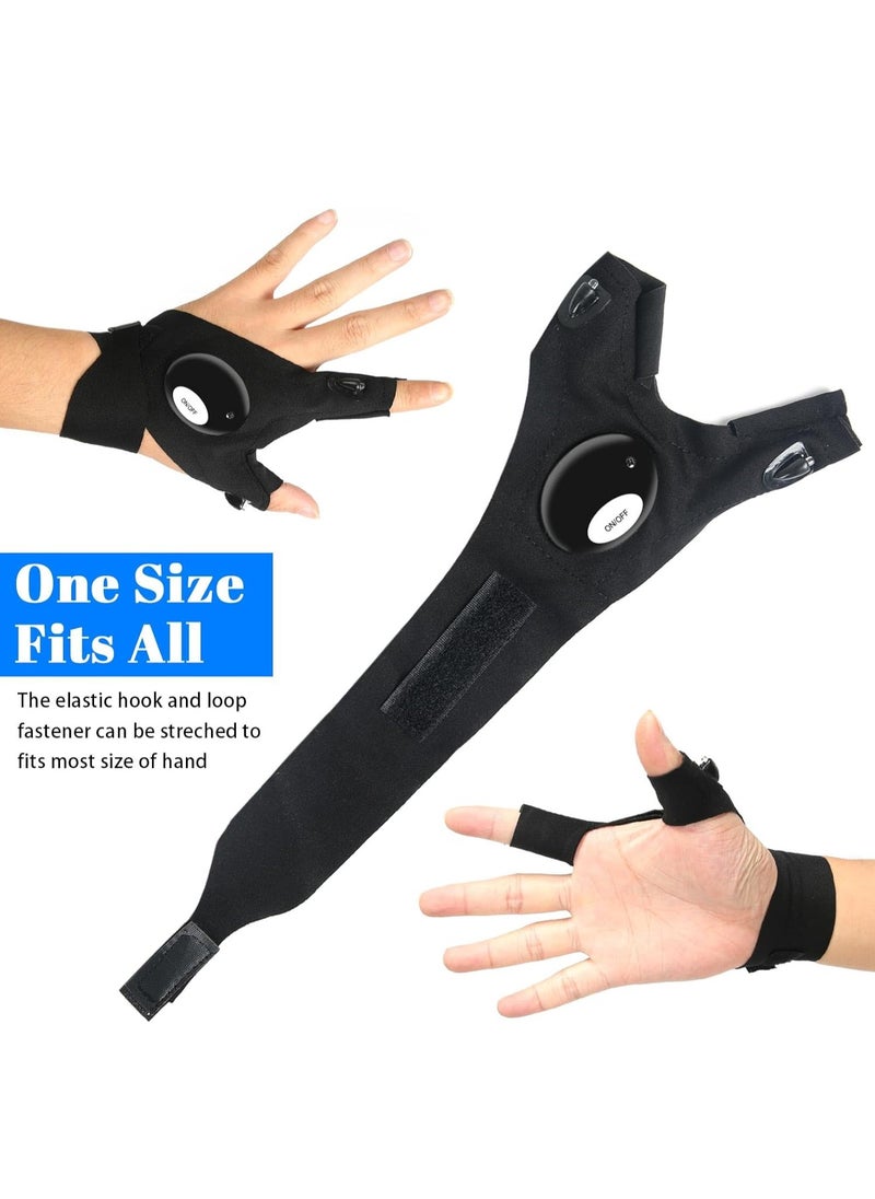MIXDE Flashing Glove Work Gloves with Lights LED Gloves, Electrical Work, Fishing Gloves, and Low Light Work, Cool Gadgets, Mens Gifts for Birthday, Gift for Men, Flashlight Gloves for Men  - Image 5