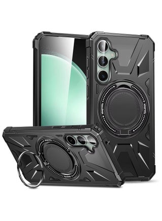 SHIELD EGYPT For Samsung Galaxy A35 Case Mag-Safe Magnetic Shockproof Phone Case with Ring Holder (Black) - pzsku/Z1A954D4BDBF7D515253DZ/45/_/1730039175/9f01927b-3bd3-4175-af0f-62c1c408668b