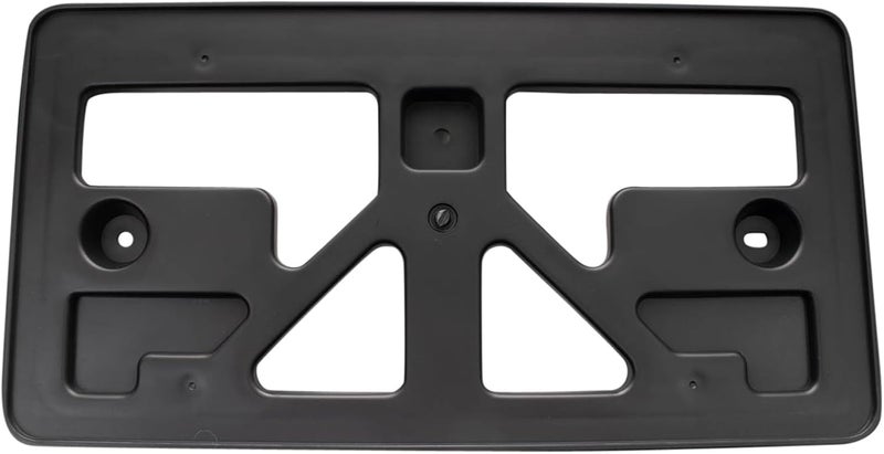 TRQ Front License Plate Bracket Black Compatible with 2017-2021 Honda Civic - Image 1
