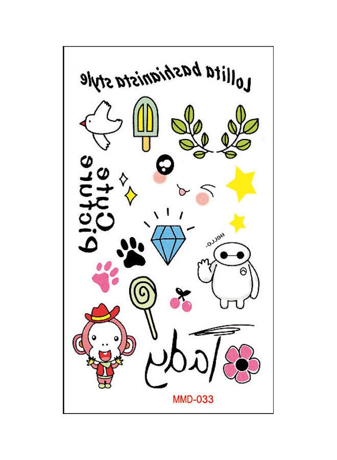 نيبمينينت ملصق تاتو مؤقت عصري مقاوم للماء متعدد الألوان - Image 1