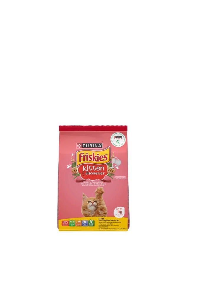 Nestle Nestle Friskies Kitten Discoveries Cat Dry Food -Pack of 3 