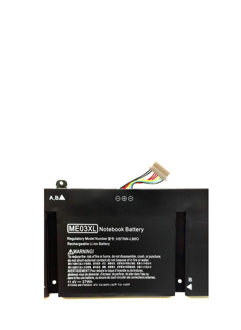 Terabyte ME03XL ME03 Replacement Laptop Battery for HP Stream 11-D 13-C Series 13-c110nr 13-c002dx 13-c010nr 13-c014tu 11-d010nr 11-d020nr 11-d010wm 11-d011wm 11-D014TU 787521-005 787089-541 HSTNN-UB6M - Image 2
