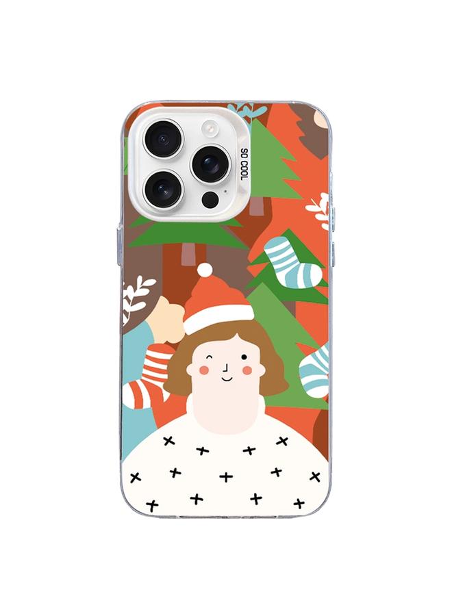 S-TOP Case For iPhone 12 Pro Christmas Series PC Full Coverage Pattern Phone Case - Image 1