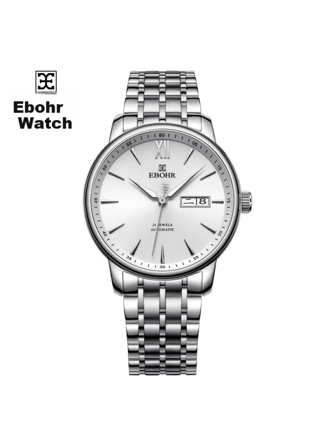 Ebohr Men's Automatic Mechanical Watch Master Series Classic Chinese Watch Dual Calendar Waterproof Wrisch New Year Gift - Image 1