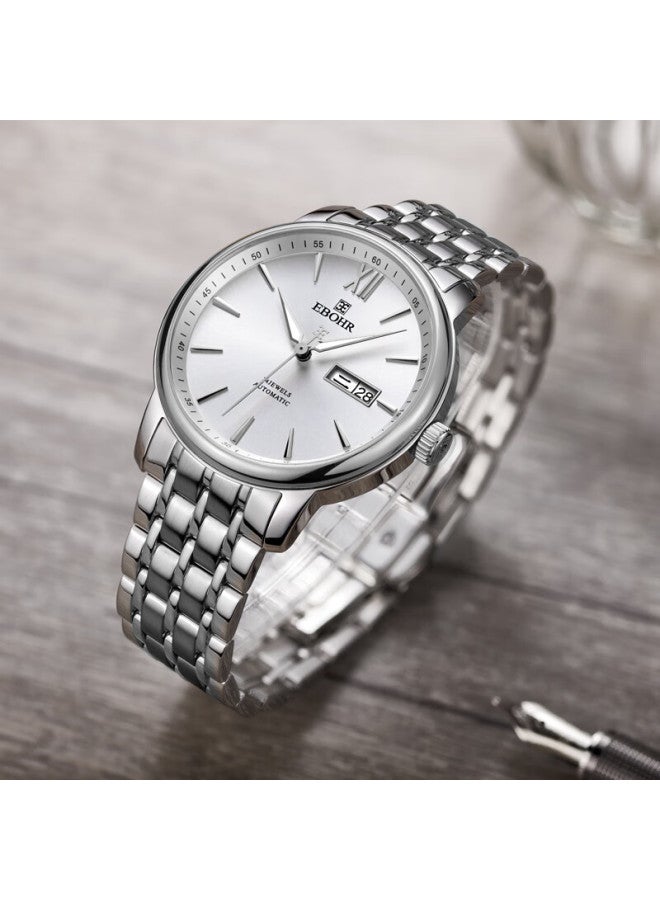 Ebohr Men's Automatic Mechanical Watch Master Series Classic Chinese Watch Dual Calendar Waterproof Wrisch New Year Gift - Image 2