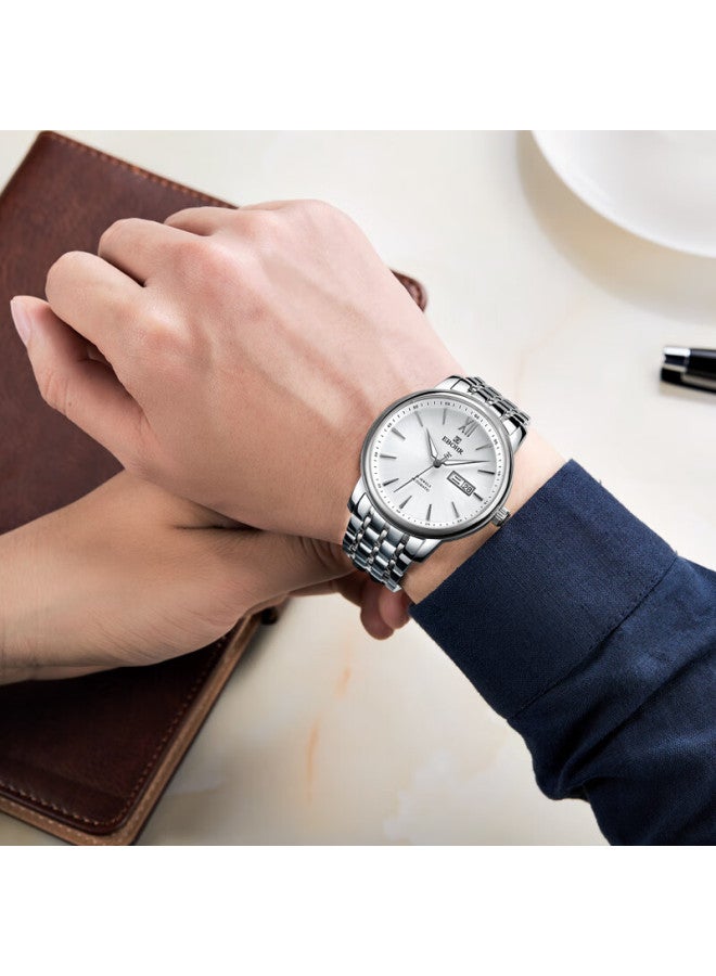 Ebohr Men's Automatic Mechanical Watch Master Series Classic Chinese Watch Dual Calendar Waterproof Wrisch New Year Gift - Image 4