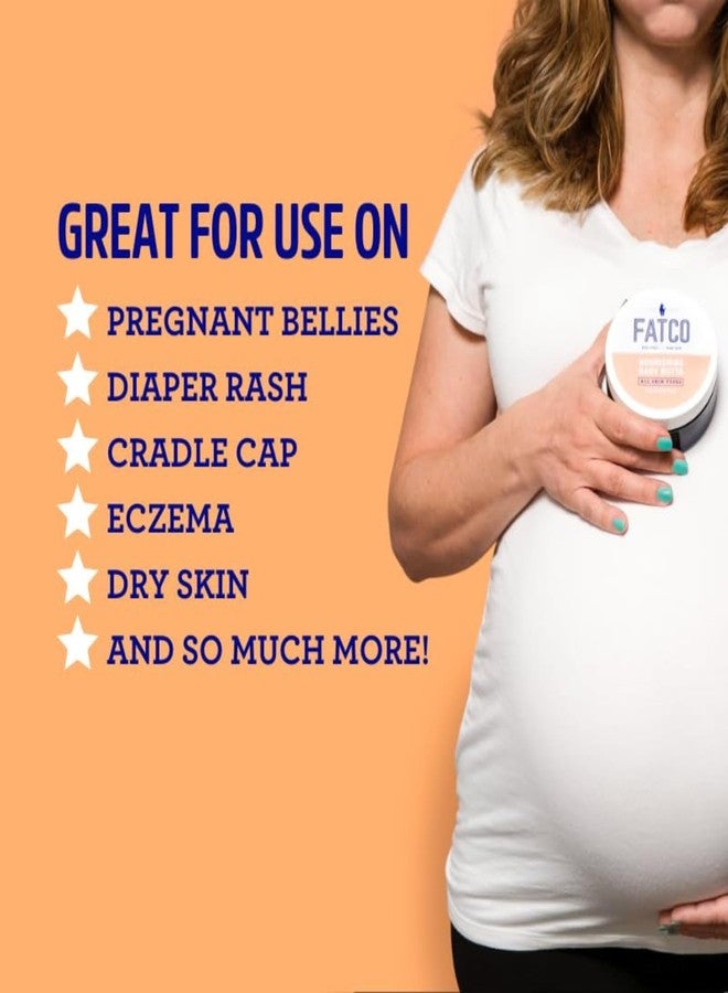 FATCO Baby Butta with Organic Tallow Balm to use as a Safe Pregnancy Moisturizer and Baby Skin Moisturizer - Unscented (4 oz) - Image 5