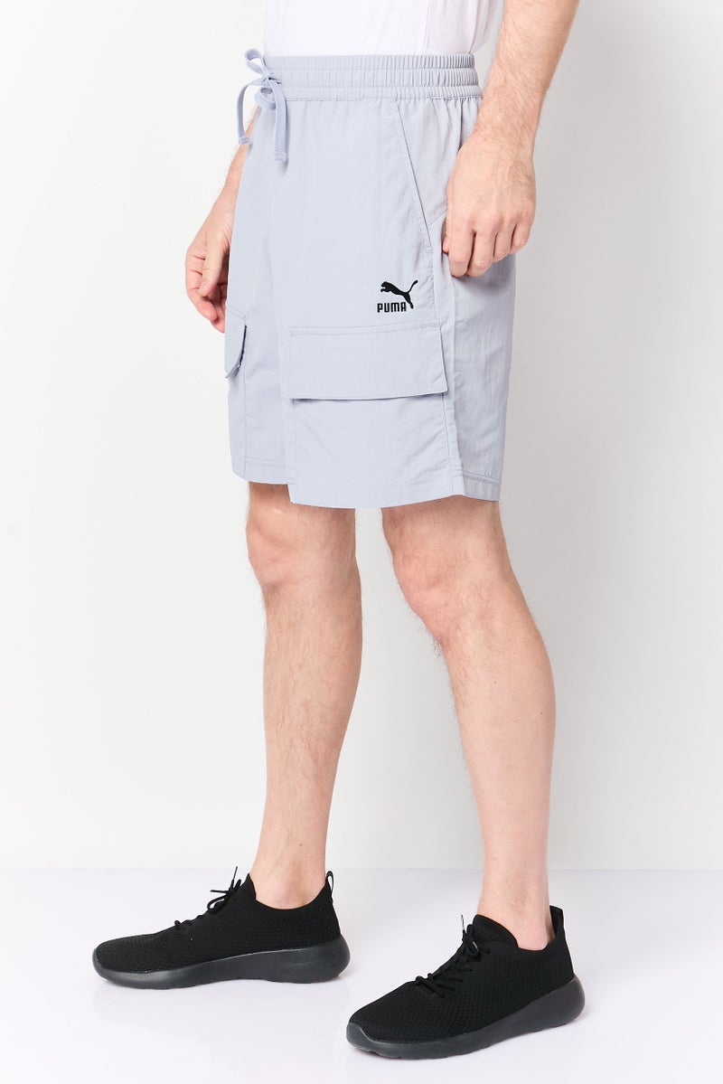PUMA شورتات تدريب مريحة للرجال، رمادي - Image 3