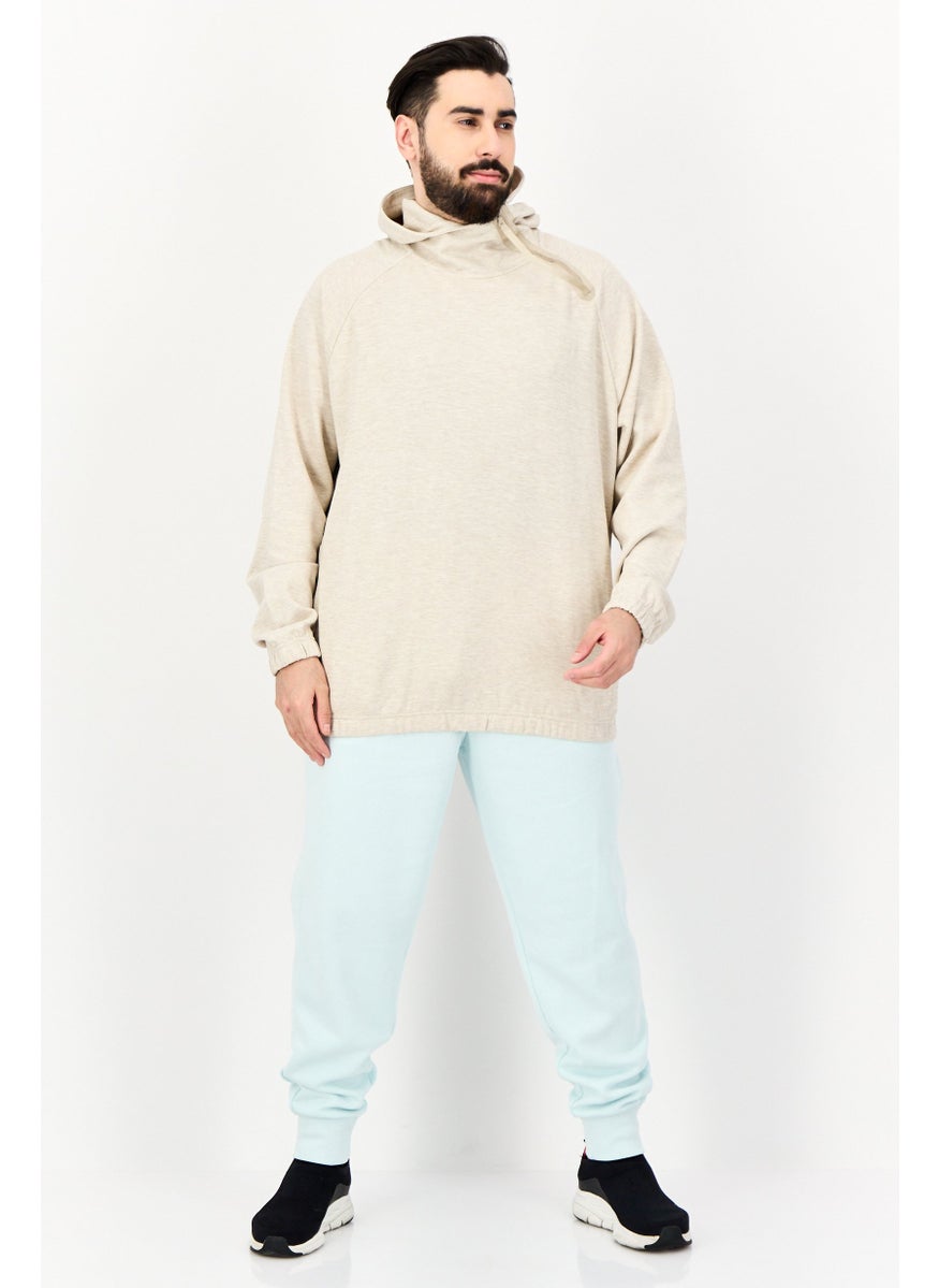 adidas Originals Men Sportswear Fit Long Sleeves Outdoor Sweatshirt, Beige  - Image 2