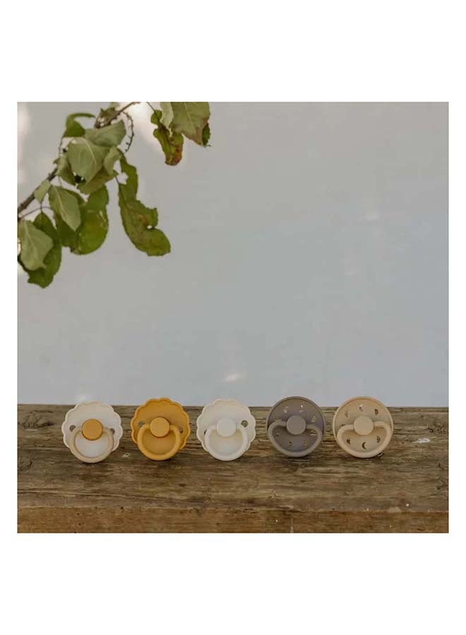 FRIGG Daisy Silicone Baby Pacifier 6-18M 2-Pack Cream/Croissant Size 2 - Image 5