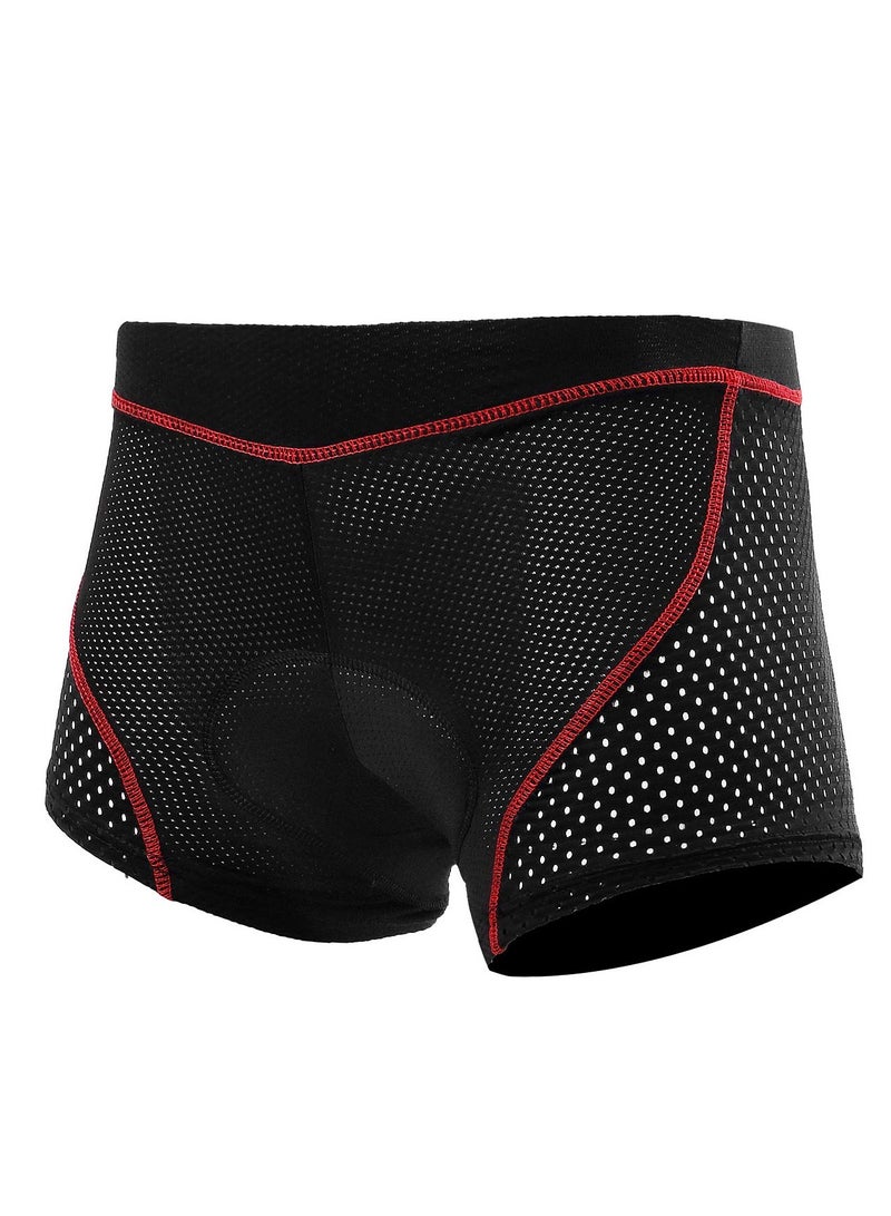 Excefore Men's Cycling Shorts 5D Padded, Loose-fit MTB Biking Shorts Pants, Suitable for Men Zipper Pockets, Adsorbent Design (XL) - Image 2