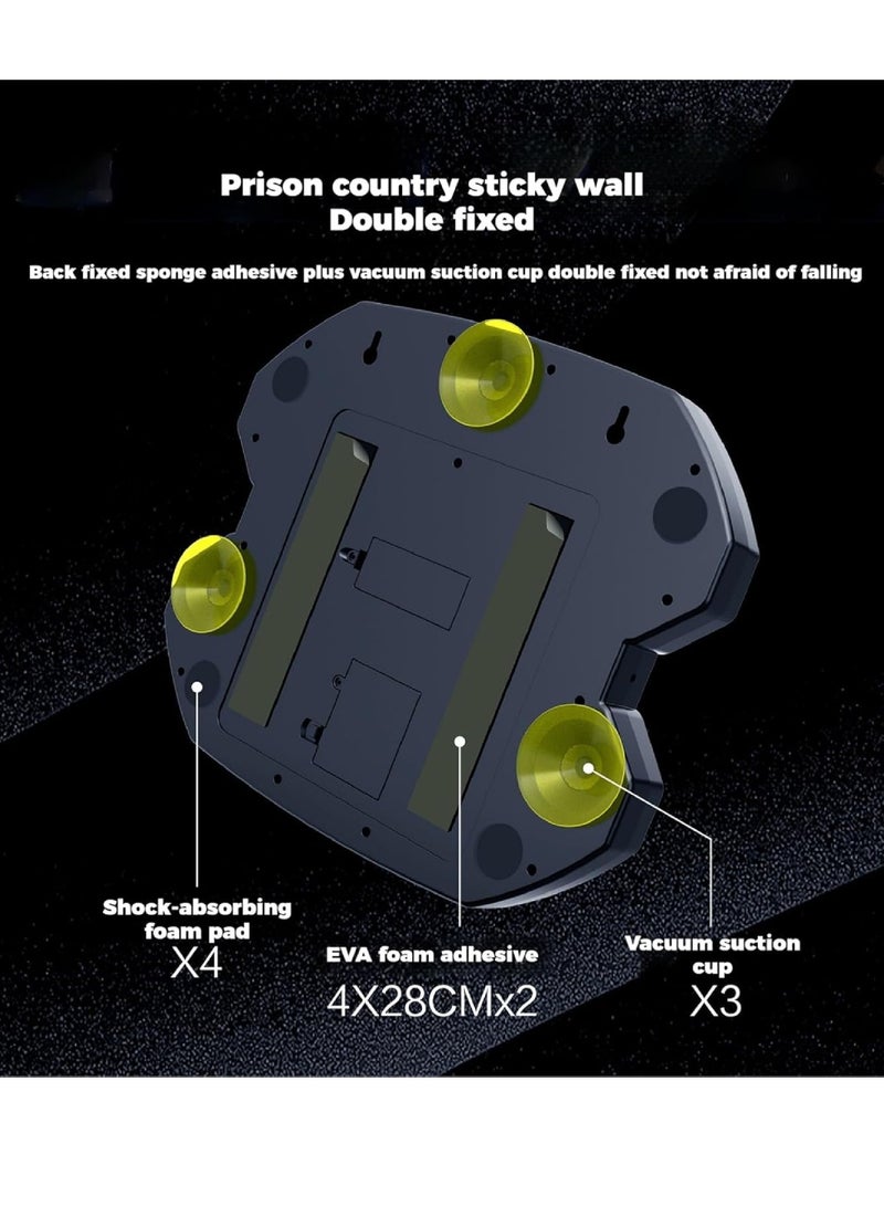 DIGI CORE LED Music Boxing Machine Wall Mounted Boxing Target Supports Bluetooth Multi Speed Modes And Counting Mode With 4 Soft PU Boxing Targets For Adults And Kids For Excise Rechargeable Battery - Image 3