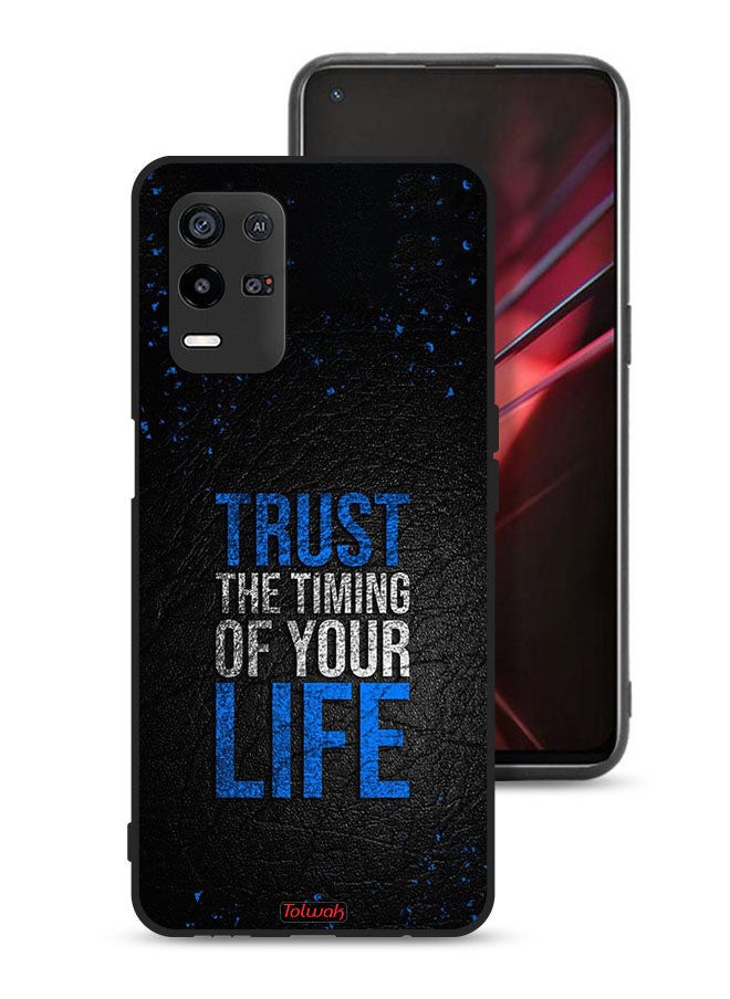 Tolwak Oppo K9x Protective Case Cover Trust The Timing Of Your Life  - Image 1
