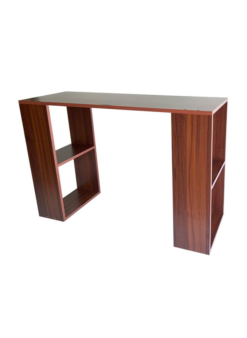 MODERN HOME Wood Study & Work Desk 115×75×40cm – Modern Home Office Table for Laptop, Writing & Reading Brown - Image 2
