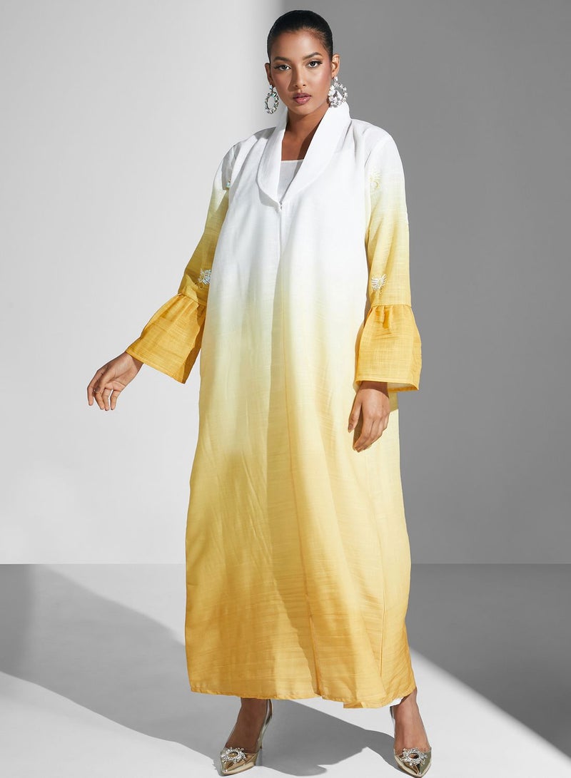 آرا عباية محبوكة ومطرزة - Image 5