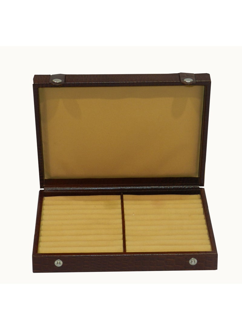 LAVERI LEATHER Laveri Ring Storage Display Box with Ring Holder Showcase for Store Display, Jewelry Show & Home ~ Jewelry Tray Organizer  - Image 1
