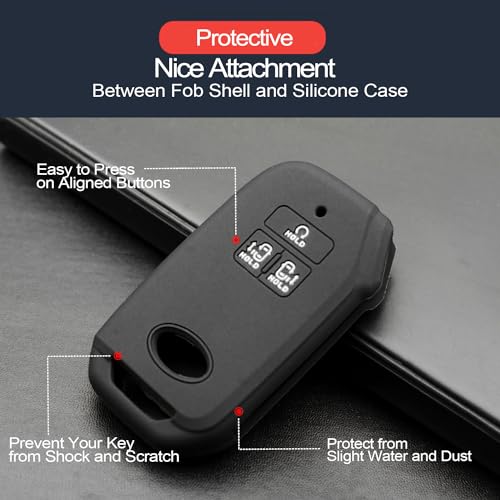 INFIPAR 2pcs Compatible with Kia Carnival Smart 6 7 Buttons Key Fob Cover Case Key Chain Protector Keyless Entry Remote Holder - Image 4